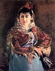 Edouard Manet Famous Paintings - Portrait of Emilie Ambre in the role of Carmen